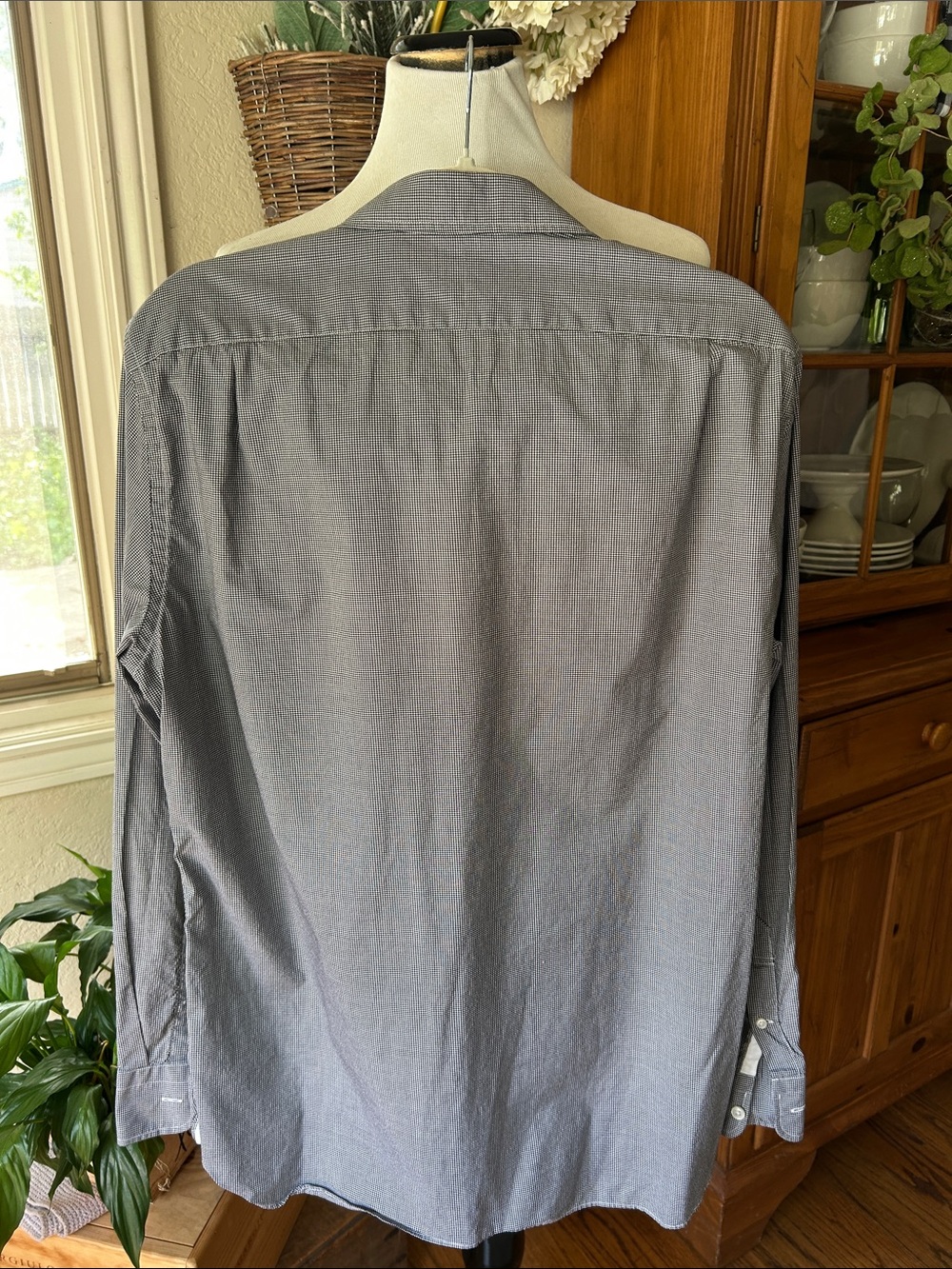J. Crew Men’s Button-Down Ludow Shirt Micro Check Size Large - Picture 4 of 10